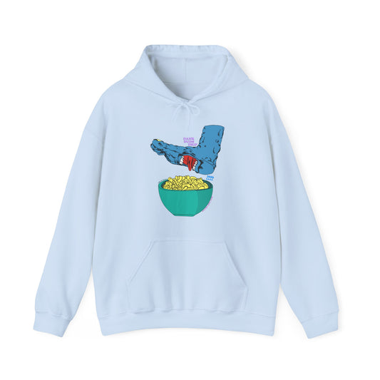 mac and feet hoodie