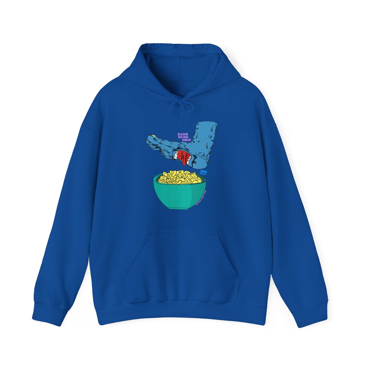 mac and feet hoodie