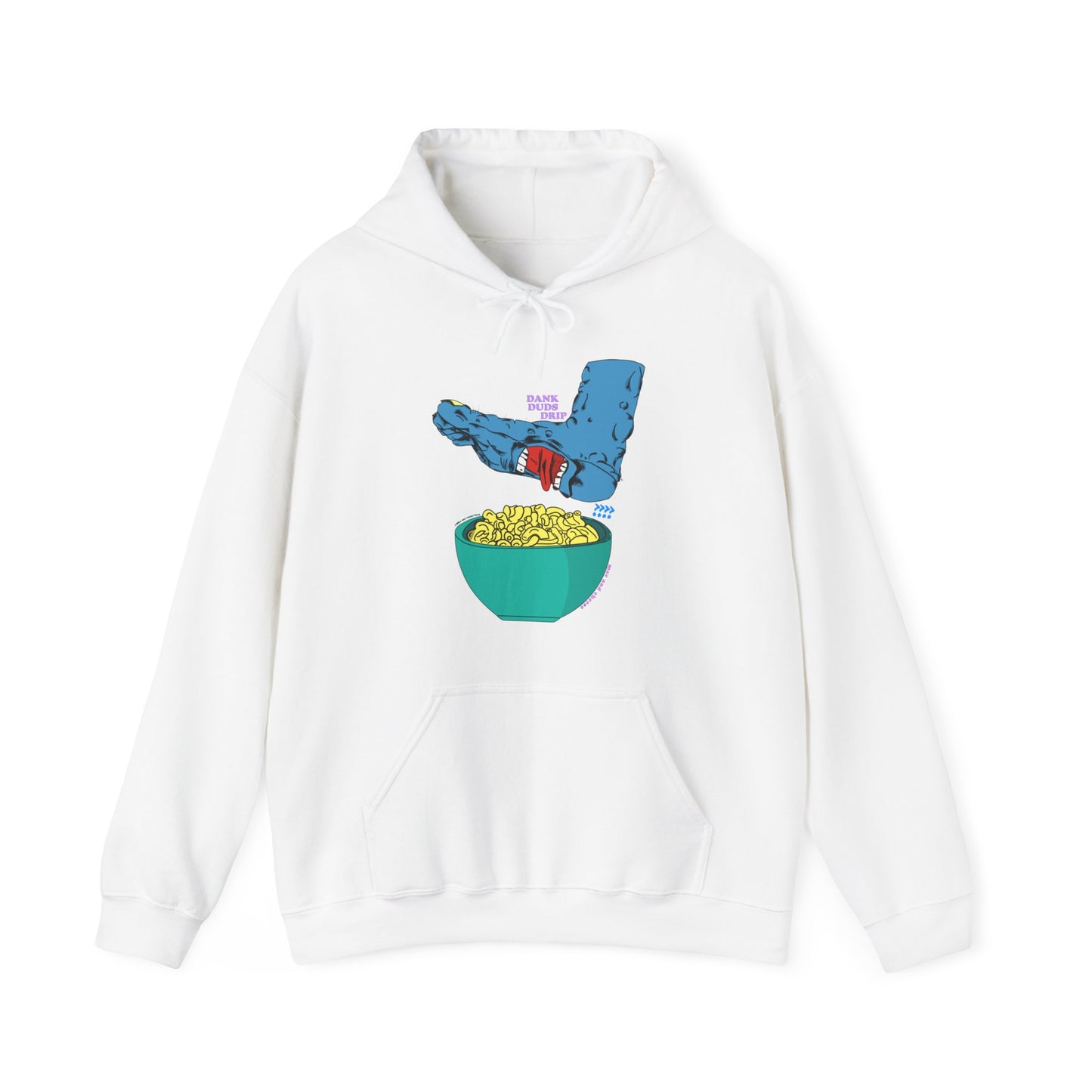 mac and feet hoodie