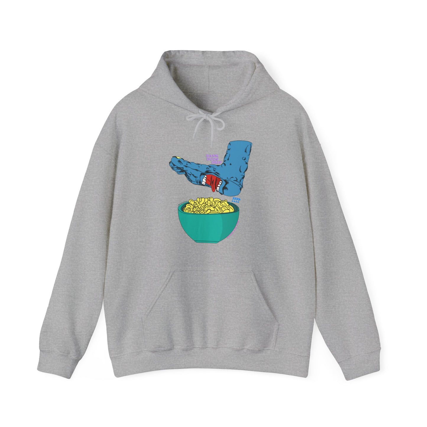 mac and feet hoodie